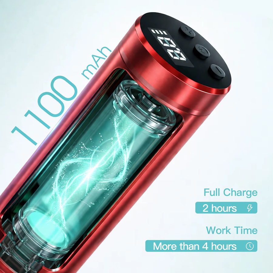 Mast Tattoo Tour Y22 Permanent Make-up Tattoo Maschine, 3,0 mm Hub, 1200 mAh Batterie - Bild 2