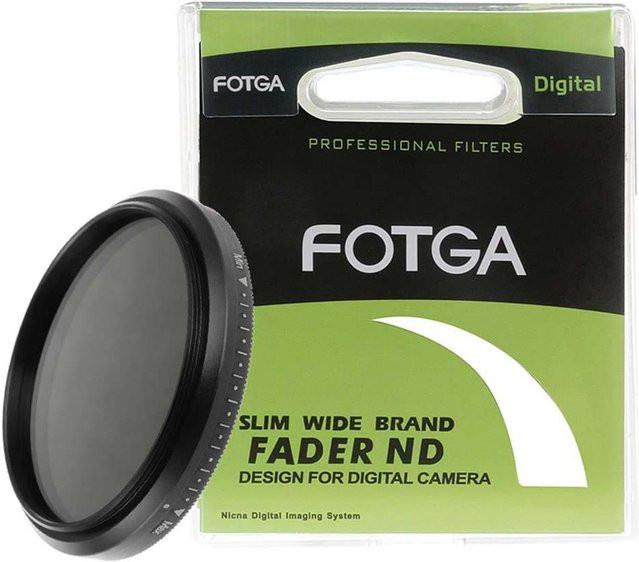 FOTGA Slim Variable ND Filter ND2 bis ND400 in Schwarz für Nikon - Bild 1