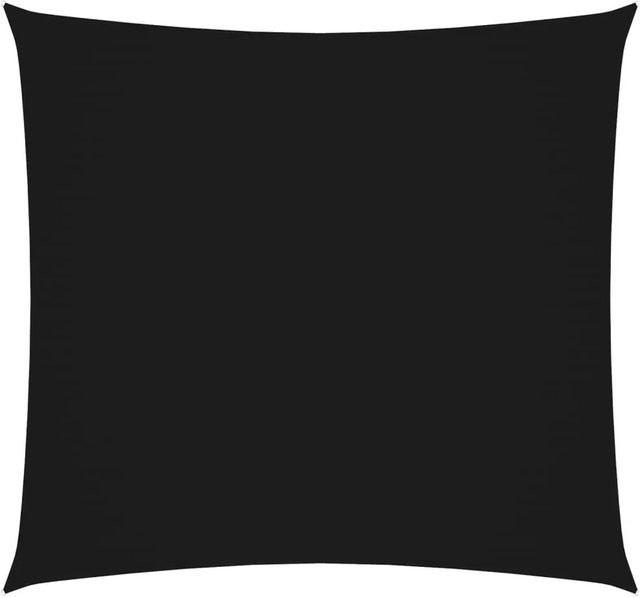 vidaXL Sonnensegel aus Oxford-Gewebe quadratisch Schwarz B/B/B: 600 x 600 cm - Bild 1