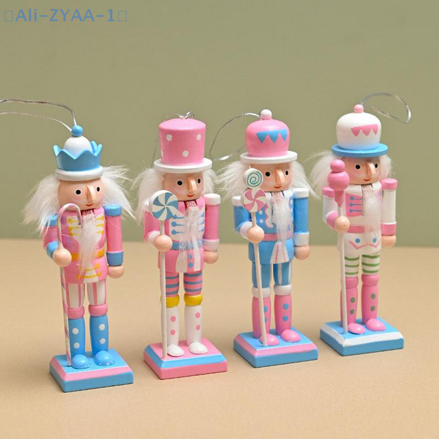 JETTING Nussknacker Puppen Macaron Candy Serie als Weihnachtsbaum Anhänger, Mehrfarbig, Höhe: 12 cm - Bild 1