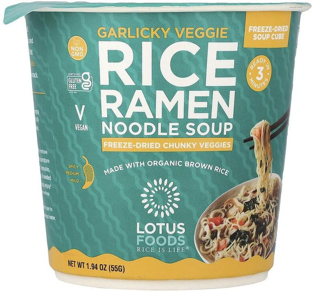 Rworld Essentials Reis-Ramen-Nudelsuppe Knoblauch-Gemüse 55 g - Bild 1