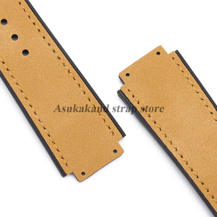 Uhrenarmband Leder, 19x26mm, Herren - Bild 1