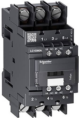 Schneider Electric LC1D80A6G7 Leistungsschütz in Schwarz - Bild 1