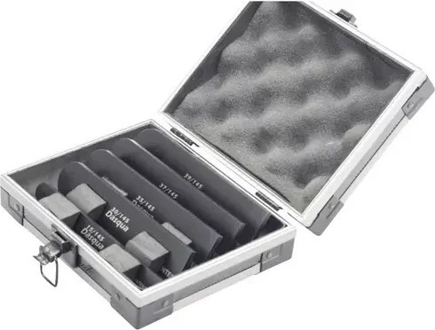 Dasqua 1801-0105-A Premium-Magnet-Parallel-Set mit Griff aus Edelstahl, Grau, Länge: 100 mm - Bild 1