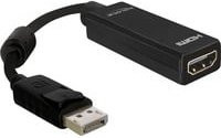 Delock 61849 DisplayPort auf HDMI Adapter Schwarz mit Ferritkern - Bild 1