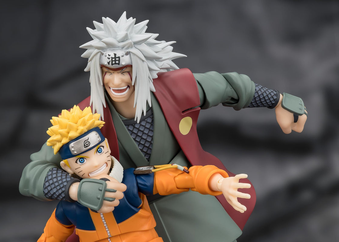 S.H.Figuarts Tamashii Nations Naruto Jiraiya Der Meister des Helden von Konoha Weisenmodus Actionfigur Multicolor - Bild 2