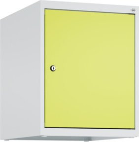 C+P Aufsatzschrank 7035/0024 mit Zylinderschloss und 1 Abteil, B/T/H: 50 x 40 x 50 cm - Bild 1