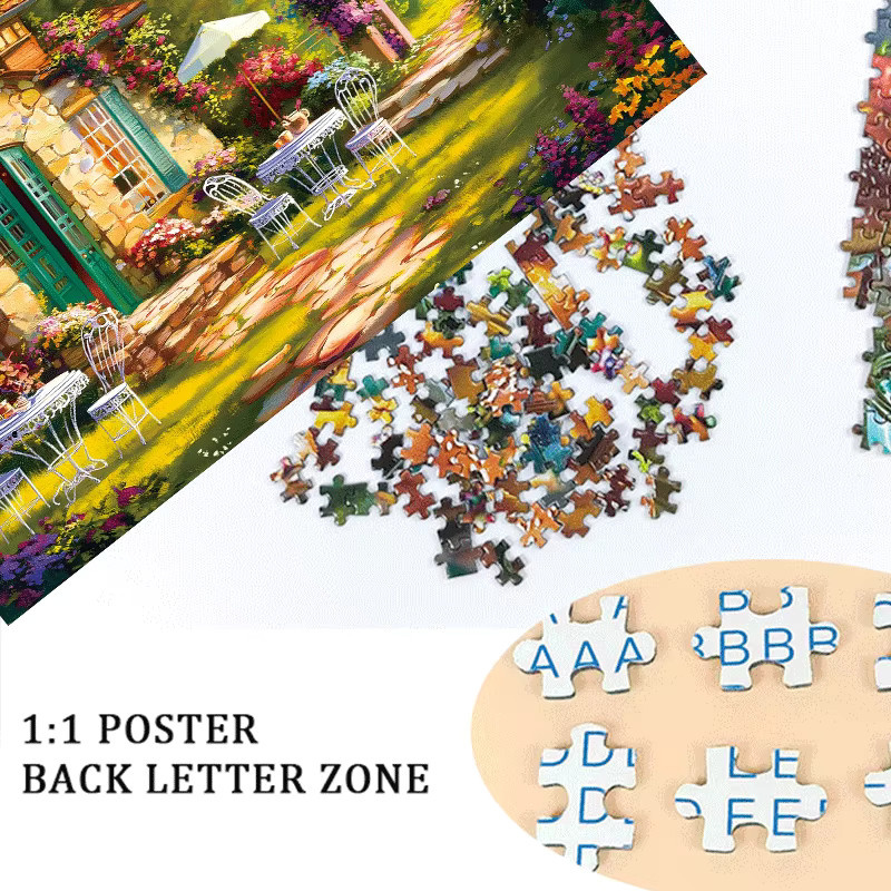 MaxRenard Cozy Garden Cottage Scene, Mini-Puzzle, 1.000 Teile - Bild 5