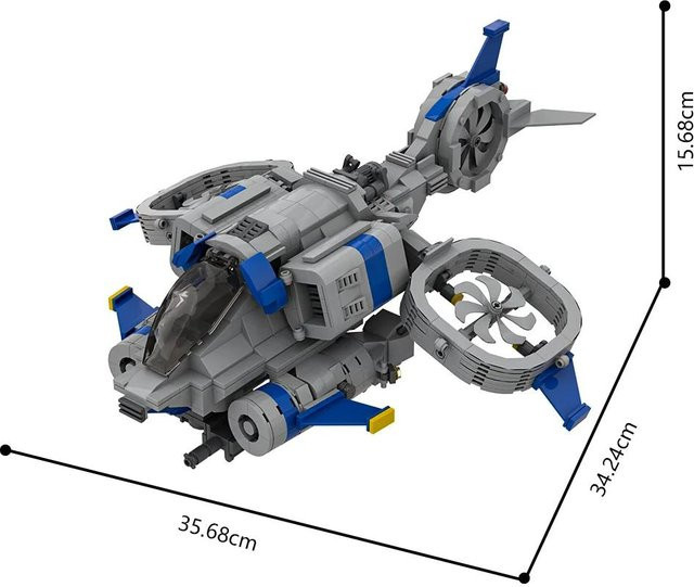 Gobricks Starcraft II Banshee Bausteine Spielzeug ab 14 Jahren - Bild 1