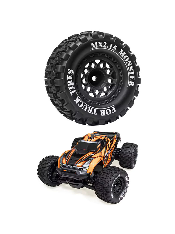 Meijiaxin MX2 15 Zoll 12mm Reifen für Traxxas Mini X XRT Slash, 1/16 1/18 - Bild 4