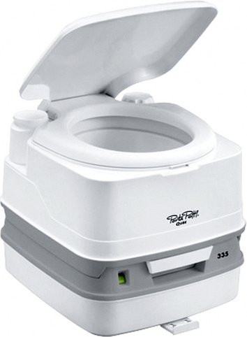 THETFORD Campingtoilette Porta Potti 335 in Weiß mit Befestigungskit und Füllstandanzeige - Bild 1