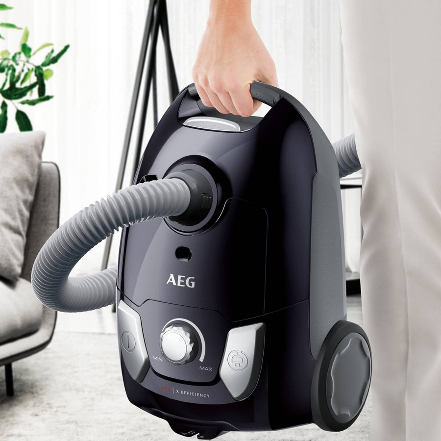 AEG Bodenstaubsauger VX4-1-EB in Grau und Schwarz mit Staubsaugerbeuteln, B/H/T: 29 x 42 x 23 cm - Bild 4