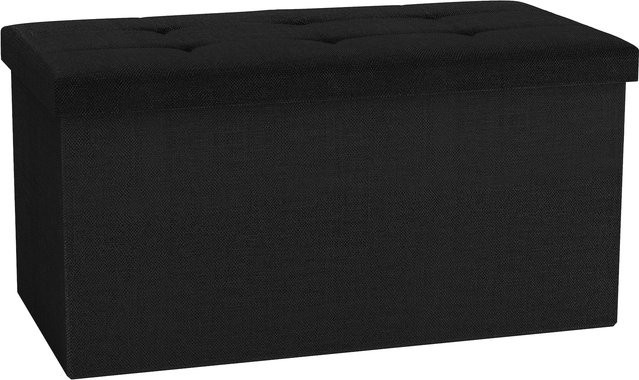 VCM Stoff Sitzbank als Aufbewahrungsbox und Sitztruhe, H x B x T: 38 x 76 x 38 cm - Bild 1