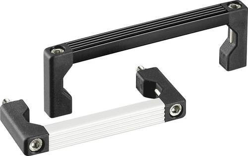 Rohde Universalgriff UG-04.120.01 in Schwarz und Silber, 5er Set, L: 13,5 cm, B: 1,2 cm, H: 4,0 cm - Bild 1