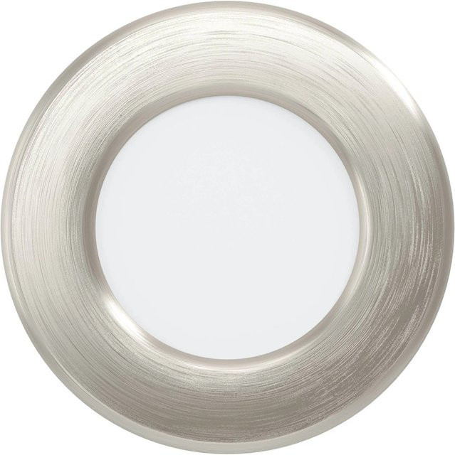 Eglo LED-Einbauspot Fueva 5 in Nickelfarben Matt mit 4.000K Neutralweiß, Durchmesser: 8,6 cm - Bild 1