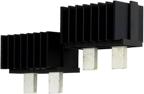 ABB S802 LINK125 Polverbinder Schwarz für Spannungen bis 1200VDC 125A 2er-Pack - Bild 1