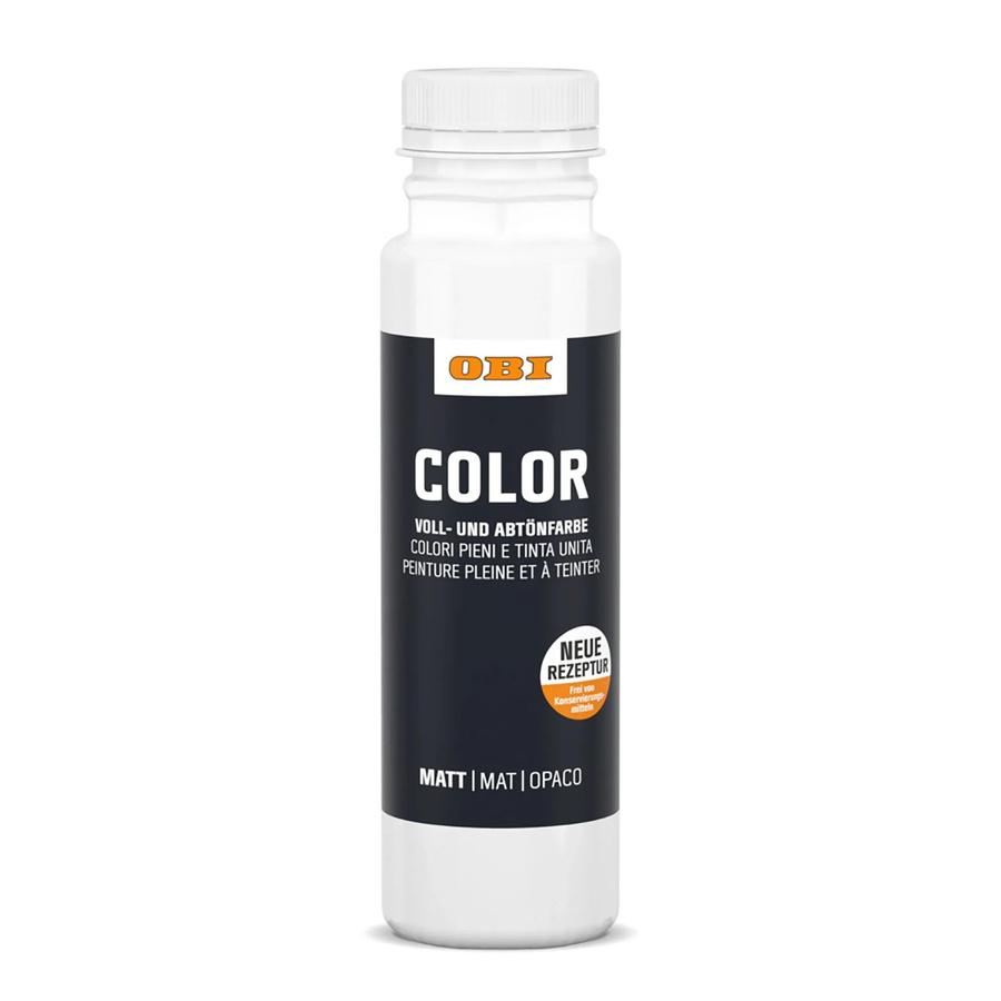 OBI Color Abtönfarbe Weiß wasserbasiert 0,25 l - Bild 2