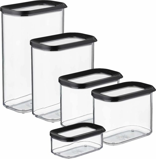 Mepal Modula Vorratsdosen-Set 5-teilig Schwarz - Bild 1