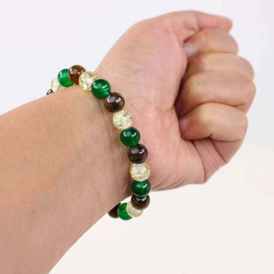 DAIPAN Armband, Naturstein, Kristall, Bunt, Unisex - Bild 3