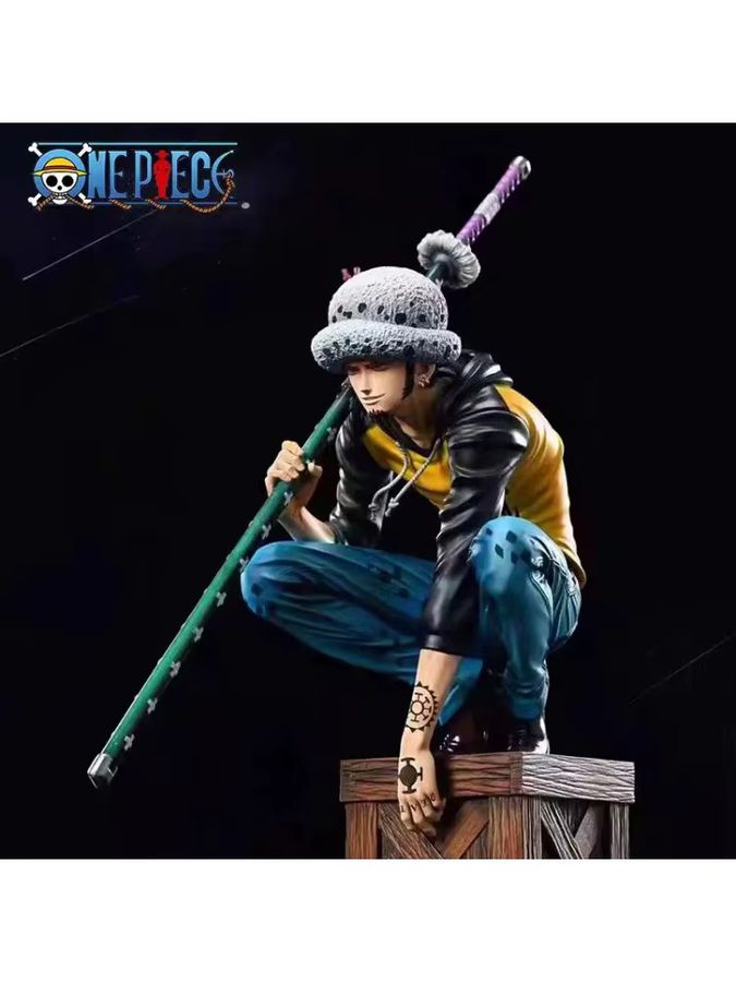Bandai One Piece Anime Figur Trafalgar D. Water Law PVC Action Figure Modell Statue in Multicolor, Höhe: 21 cm - Bild 4