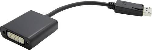 Value DisplayPort auf DVI-D 24+1pol Adapterkabel Schwarz, Länge: 0,15 m - Bild 1