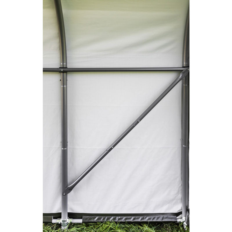 ShelterLogic Run-In-Shed Weideunterstand in Grün und Grau, B/T/H: 670 x 730 x 380 cm - Bild 4