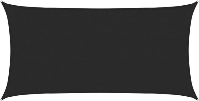 Furnicato Sonnensegel aus HDPE in Schwarz, Rechteckig, B x T: 4 x 2 m mit 90% UV-Schutz - Bild 1