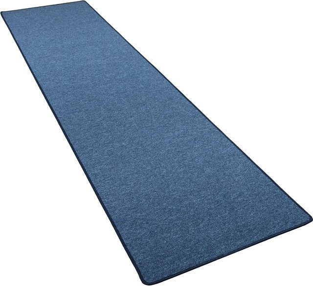Snapstyle Velour Läufer Teppich Strong Dunkelblau B: 80 cm, L: 160 cm - Bild 1