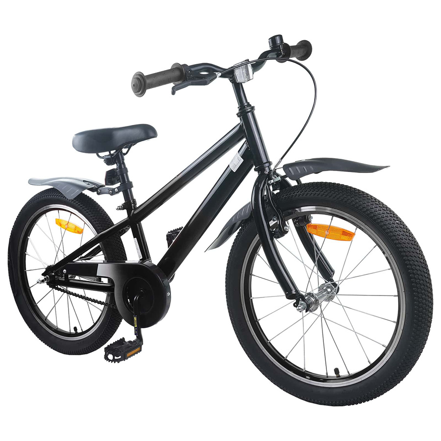 VD Home Furnishing Kinderfahrrad 18 Zoll Schwarz - Bild 3