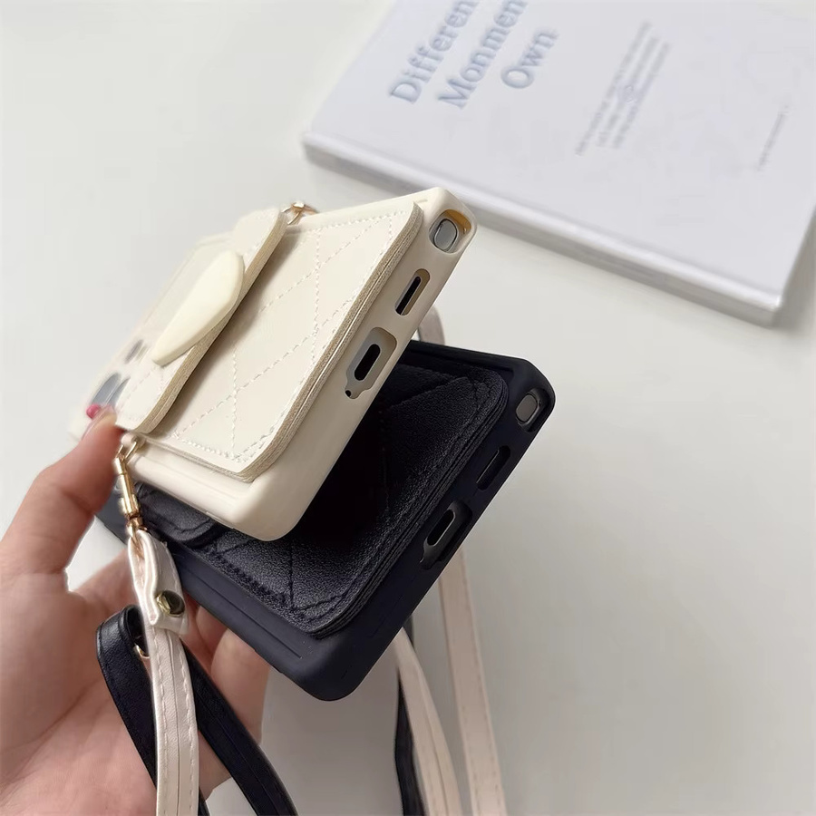 Samsung Umhängetasche mit Brieftasche und Handyhülle inklusive Kartenhalter in Schwarz für Galaxy S25 Ultra S24 S23 S22 S21 FE A55 A54 A35 A25 A15 A06 A16 A56 A36 - Bild 3