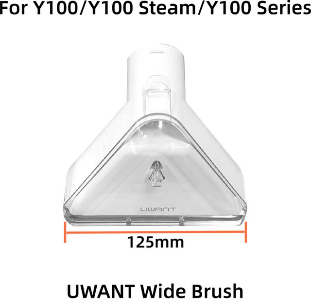 Uwant Y100 Y100 Dampf-Teppichreiniger Zubehör Set mit Bürsten, Textilreinigungslösung und Desodorierungsstift PureScent Guard+ in Transparent - Bild 1