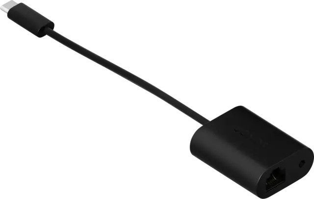 Sonos USB-C Kombinationsadapter mit 3,5 mm Klinke und Ethernet/LAN in Schwarz - Bild 1