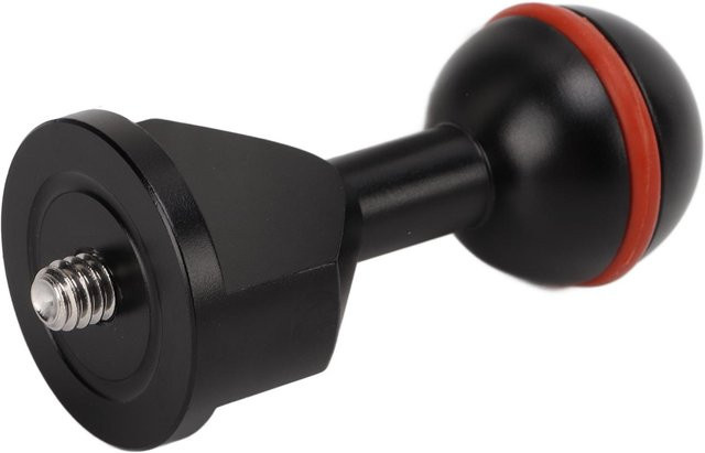 CosyHome Kamera Tauchhalterung mit Kugelkopf und 1/4 Zoll Schraube in Schwarz - Bild 1
