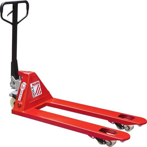 Holzmann Maschinen Palettenhubwagen HUB25T in Rot mit 2500 kg Tragkraft und 115 cm Gabellänge - Bild 1