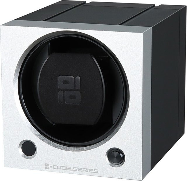Paul Design Uhrenbeweger Cube, Edelstahl, Silber, Herren - Bild 1