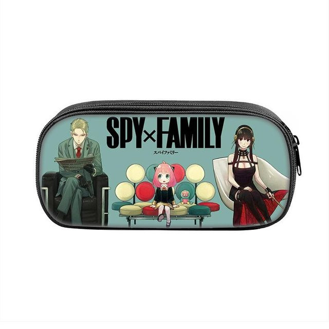 SPY×FAMILY Stiftebox mit großer Kapazität und Reißverschluss für Schüler, buntes Federmäppchen von Fancy Style Studio - Bild 1