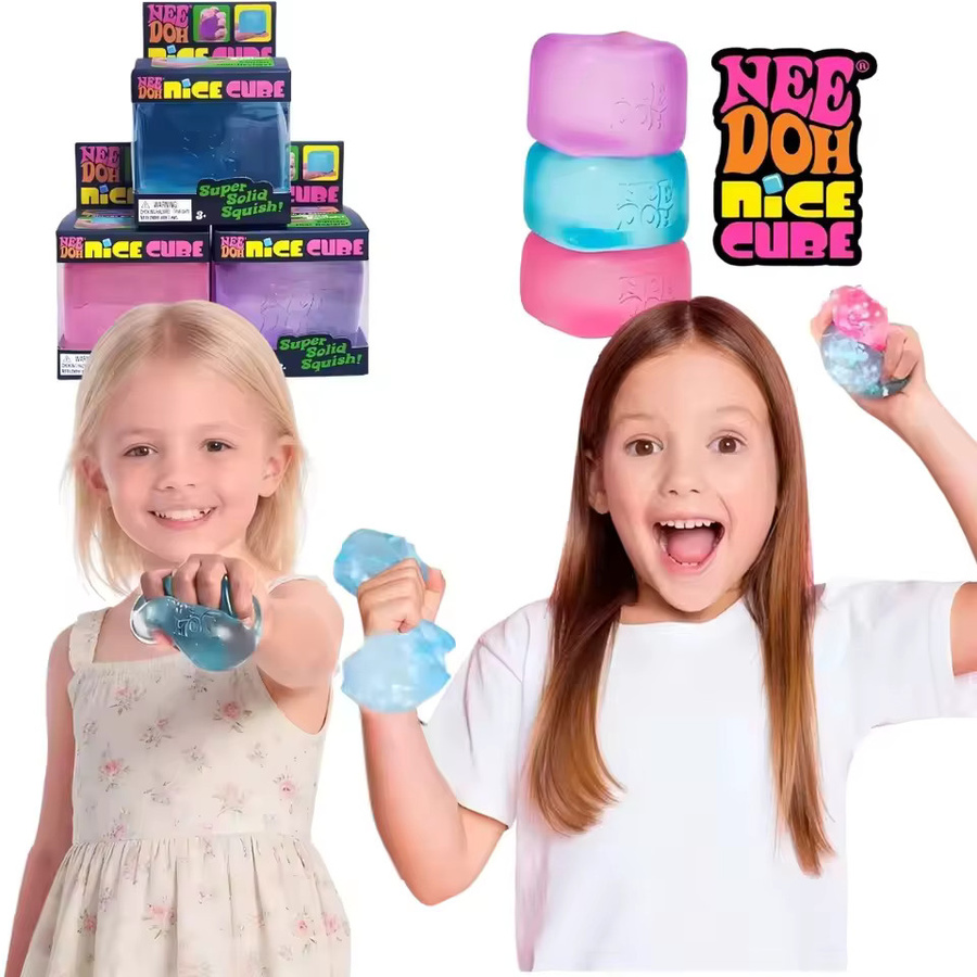 Nee Doh Würfel Quetschspielzeug, Weiches Gel-Fidget-Spielzeug - Bild 2