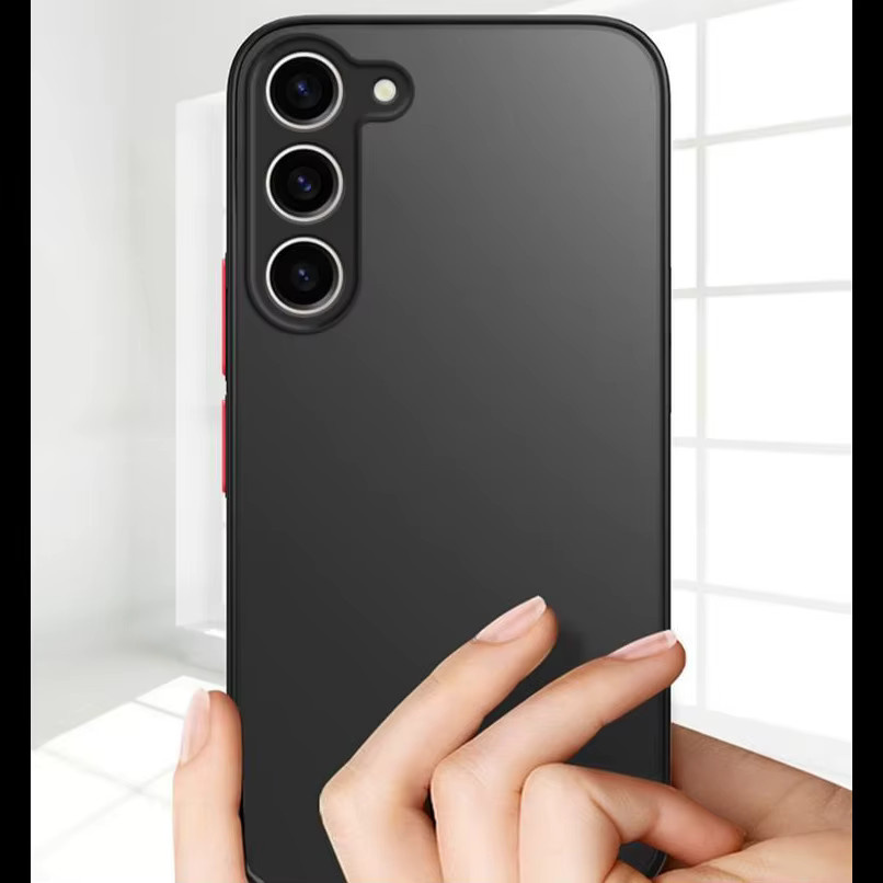 Armor Case Matte Bumper Hülle für Samsung Galaxy S26 S25 S24 S23 S22 S21 S20 S10 S10 Plus S10e Ultra Note 10 Note 20 Plus Ultra in Schwarz und Grün - Bild 4