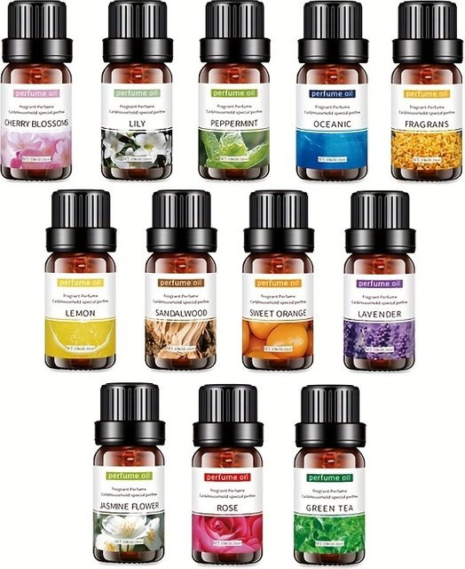 XMSJ Aromatherapie-Set, 12 Bio-Ätherische Öle, 10 ml - Bild 1