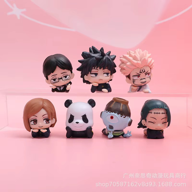 Bandai Jujutsu Kaisen Satoru Gojo Itadori Yuji Fushiguro Megumi Kugisaki, Einzelfigur, Blind Box - Bild 2