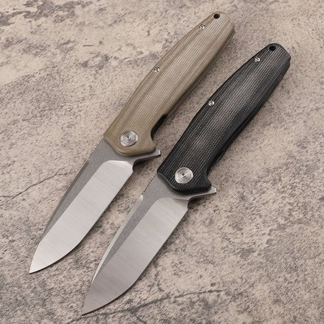 14C28N Klappmesser in Schwarz für Outdoor, Camping und Jagd als tragbares Mehrzweckmesser und EDC-Werkzeug - Bild 1