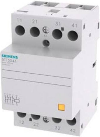 Siemens Installationsschütz 40 A mit 4 Öffnern in Grau 5TT5043-0 - Bild 1