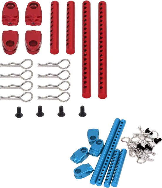 Tamiya Karosseriepfosten-Montageset, Metall, Blau, Bunt / Mehrfarbig - Bild 1