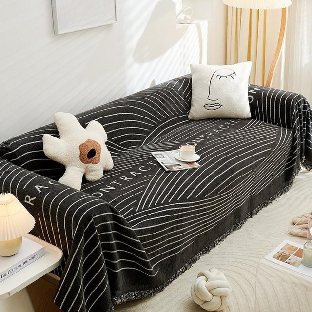 Super Six Chenille Sofa Überwurf mit Anti-Katzenkratzer-Schutz, B/B: 180 x 130 cm - Bild 1