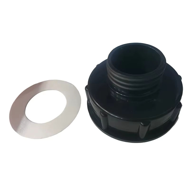 HUXUAN IBC Adapter Schwarz S100x8 auf S60x6 zur Reduzierung für IBC Tank und Schlauchanschluss - Bild 5