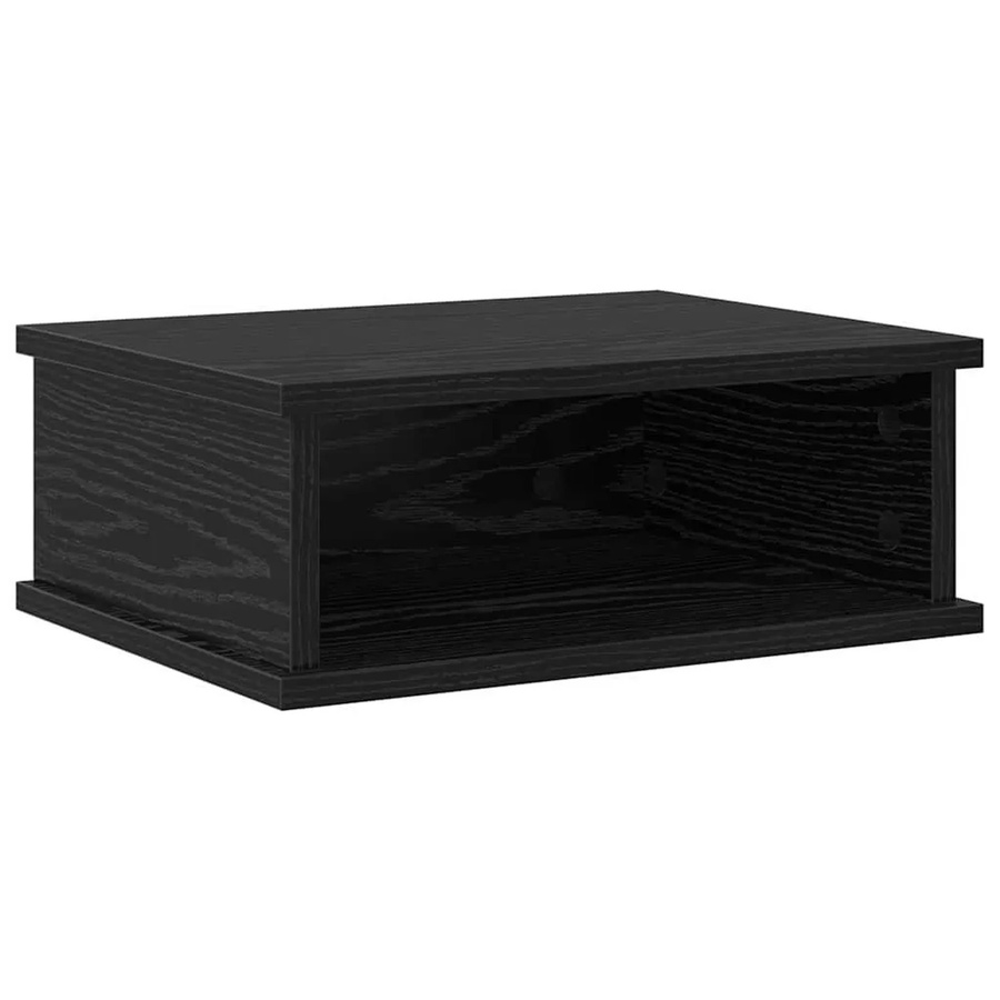 vidaXL Nachttisch in Schwarz mit Eichen-Optik, modern, B/T/H: 40 x 31 x 15 cm - Bild 2
