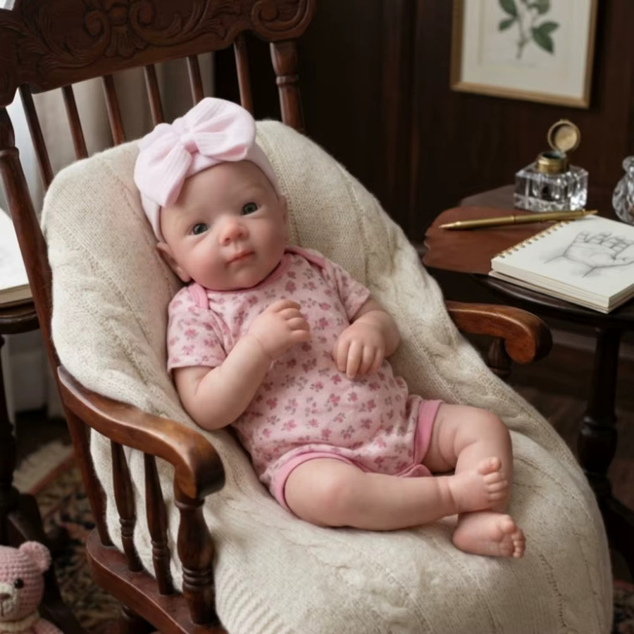 OtardDolls Bettie Silikon-Babypuppe, 18 Zoll, Silikon, Rosa - Bild 2