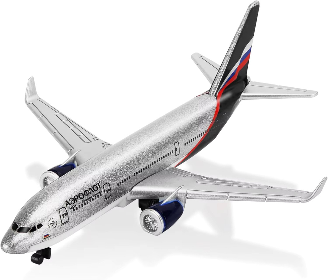 ZOCO A330 Russland Airlines Verkehrsflugzeug Modell, Metall, 16 cm - Bild 4