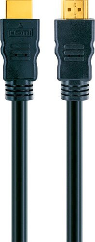 Schwaiger Premium High-Speed HDMI Kabel mit Ethernet in Schwarz und Gold, Länge: 3,0 m - Bild 3