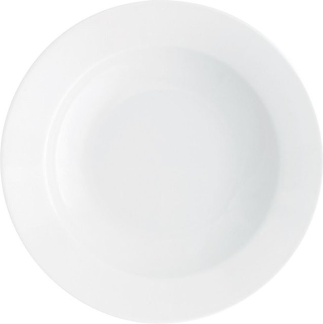 Kahla Pronto Pasta Schüssel aus Keramik, Weiß, 6er Pack, Volumen: 0,31 l, Durchmesser: 22,1 cm, Höhe: 3,8 cm - Bild 1